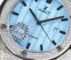 TW Factory V6S Hublot Classic Fusion Automatic Ice Blue Dial Diamond Case 42mm 9015 Watch (4)_th.jpg